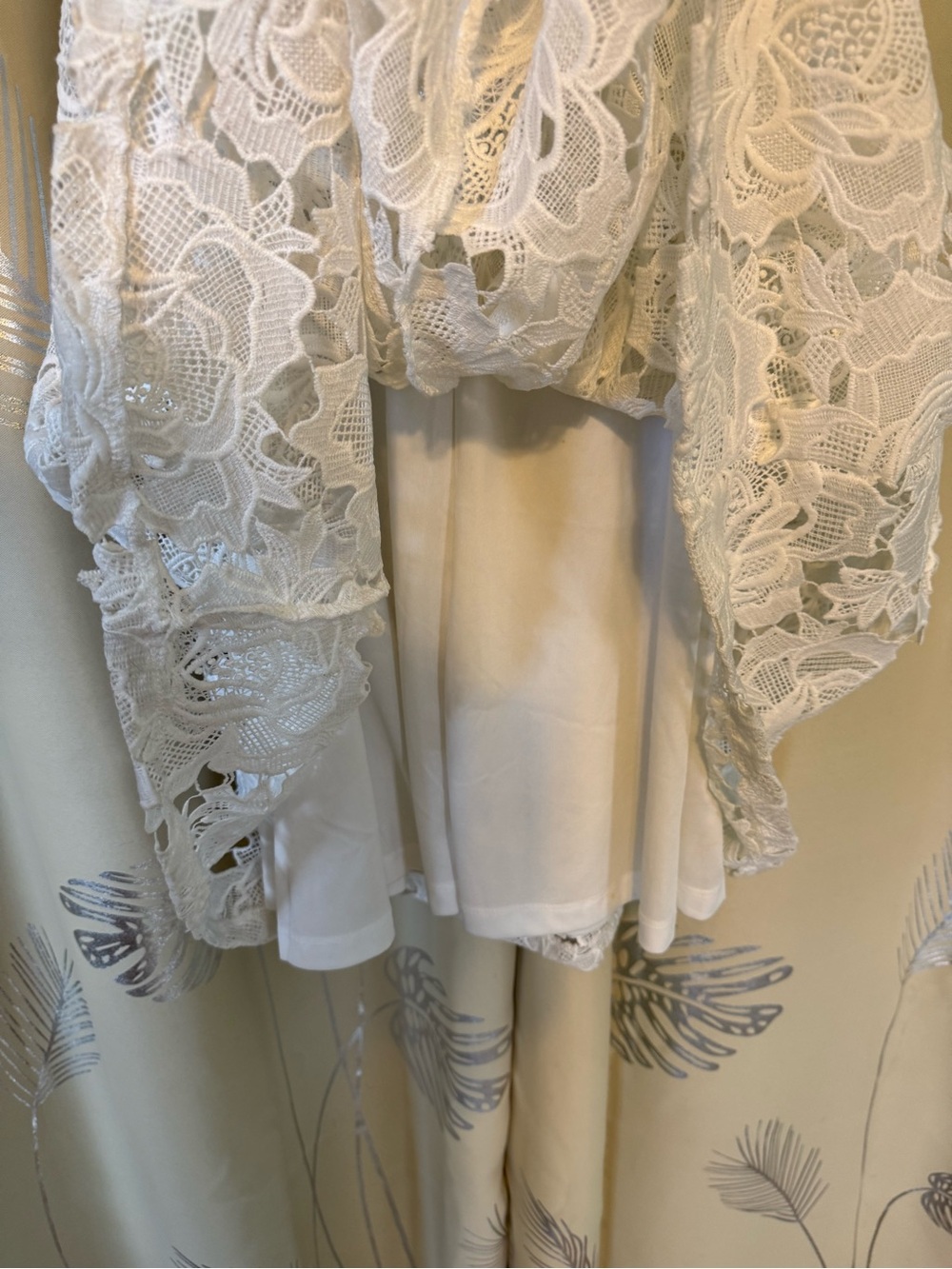 Lulu's White Lace A-Line Sundress - Picture 4 of 10